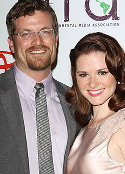 Sarah Drew és férje Peter Lanfer