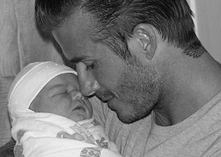 David Beckham lányával