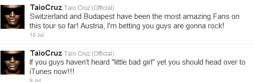 Az énekes Twitter üzenete árulkodik arról, hogy azt hitte Budapesten adott koncertet...egyébként Siófokon
