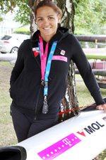 Besenyei Péter is Kovács Katinak szurkol