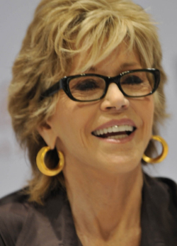 Jane Fonda sem kíméli a cimpáit