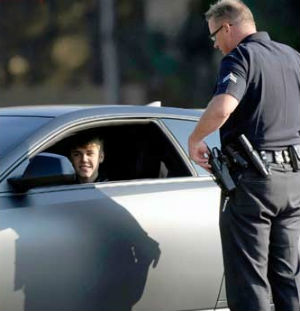Justin Biebert elkapták a zsaruk - fotó