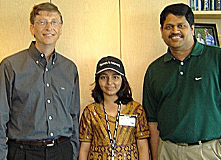 Arfa Karim és Bill Gates 2006-ban
