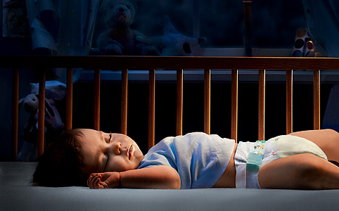 A zavartalan alvás kisbabája legfőbb tevékenysége