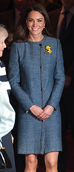 Feslett kabátot viselt Kate Middleton 