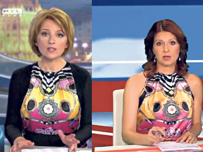 Kínos! Egyforma ruhában az RTL és Tv2 sztárja