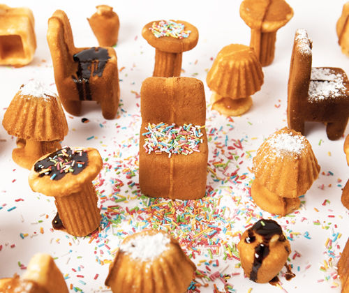 Süss bútort gofriból