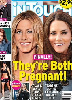 Aniston pasija kikotyogta, hogy a színésznő kisbabát vár