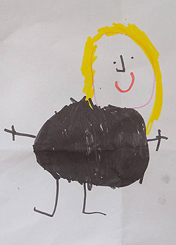 Gyerekrajzzal indult a 60 kilós megafogyás