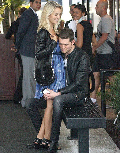 Megható fotó a kispapa Michael Bubléról