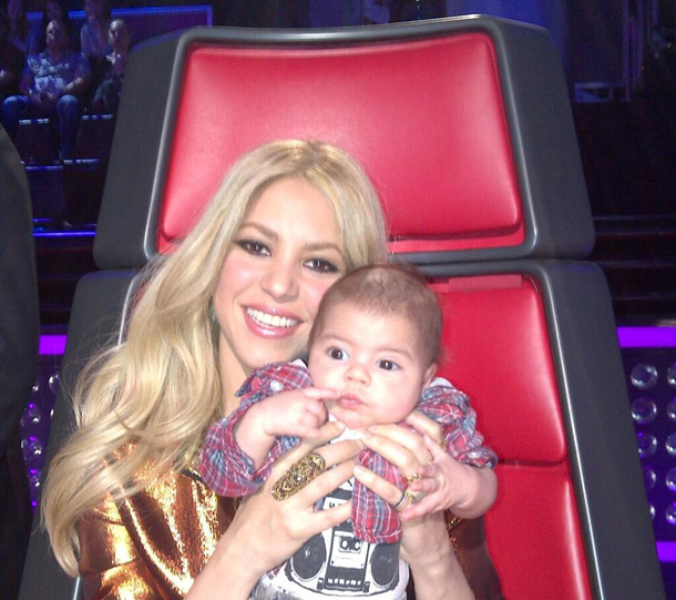 Elragadó! Shakira kisfia a Voice-ban - fotó