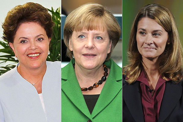 Dilma Roussef, Angela Merkel és Melinda Gates