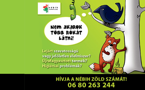 06-80-263-244 - Zöld szám a biztonságos élelmiszerekért