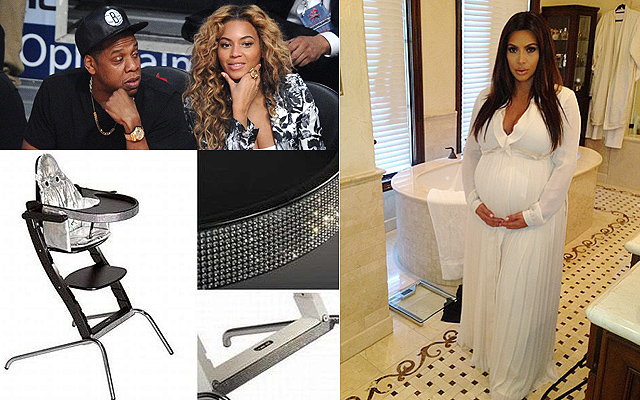 Puccos etetőszéket kapott Beyoncétól Kim Kardashian 