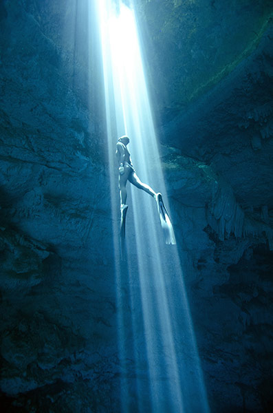 Meditáció a víz alatt