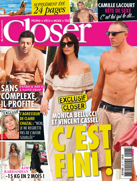 Belucci és Cassel -  14 éven át hűtlenek voltak, most válnak