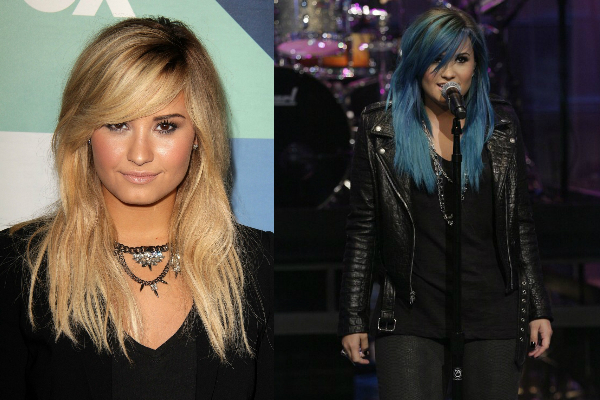 Kékre festette a haját az X-Factor mentora - fotó