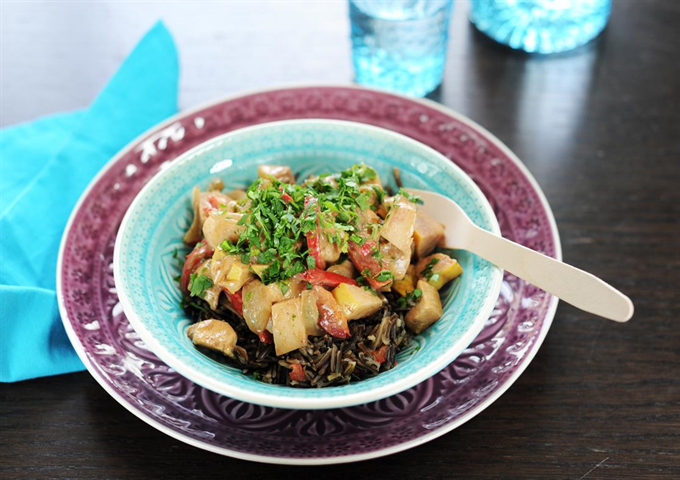 Főfogás birsalmával: csirkés piláf birsalmás vadrizzsel