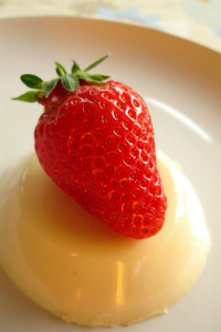 Joghurtos panna cotta