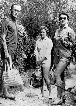 Vivien Leigh Holmannal és lányukkal, Suzanneval - 1957