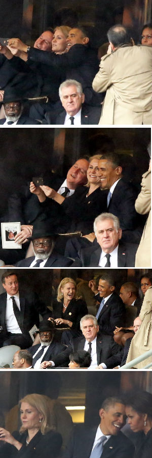 Obama, a selfie, a flört és a dán miniszterelnök
