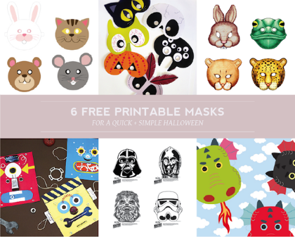 Letölthető papírálarcok farsangra Batmantől bajuszig