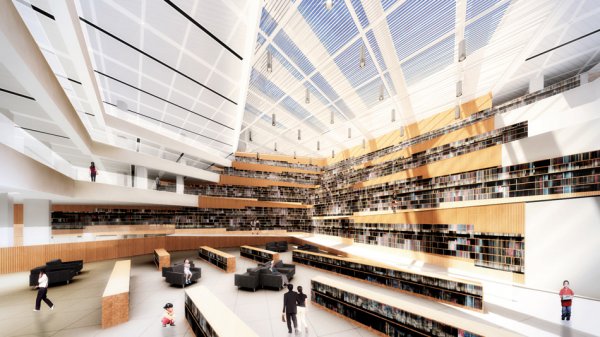 10 extravagáns könyvtárépület