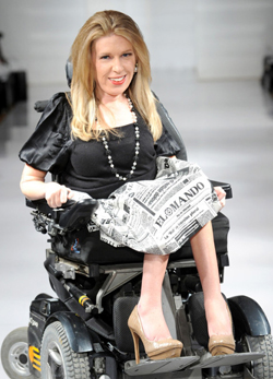 Először szerepelt kerekes székes modell a New York-i divathéten