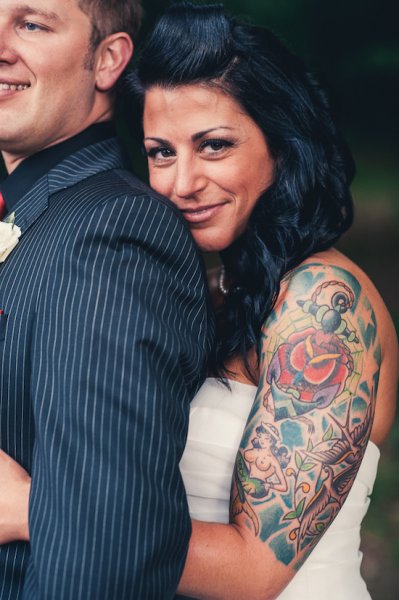 Ha tetovált a menyasszony