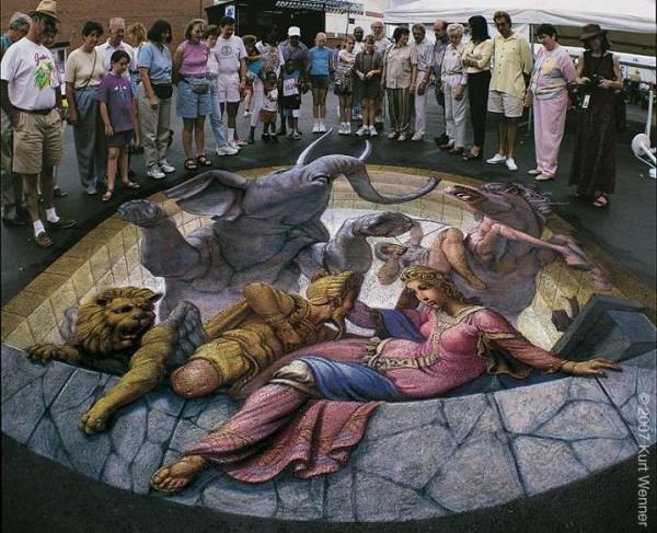 3D street art képek