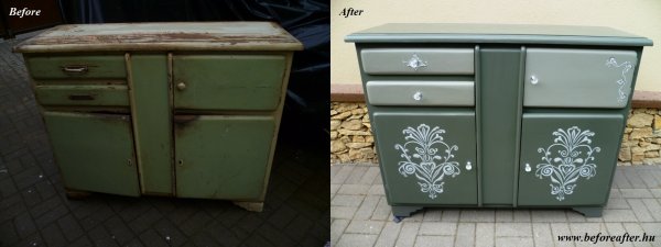 Régi bútorok feltúrbózva