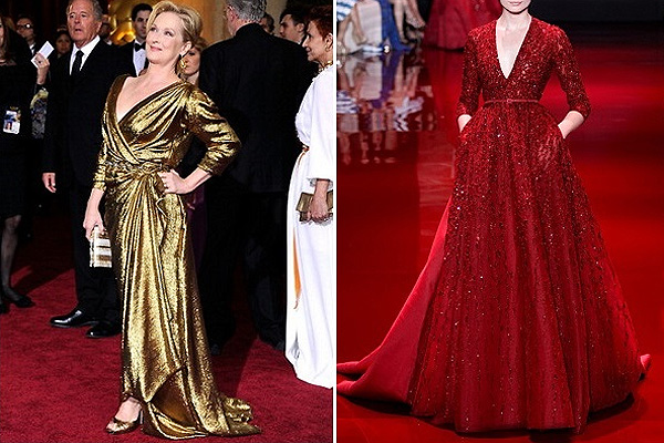 Meryl Streep, Elie Saab couture