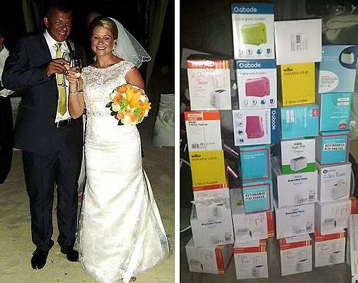 27 kenyérpirítót kaptak nászajándékba