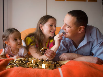 Egy különleges csoki segített Krisztának