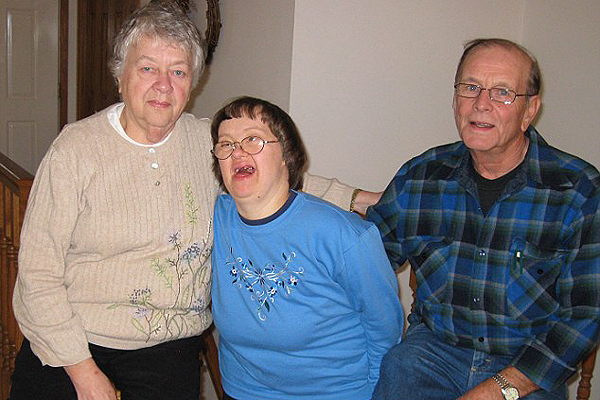 Sandy és a szülei Sandy és a szülei