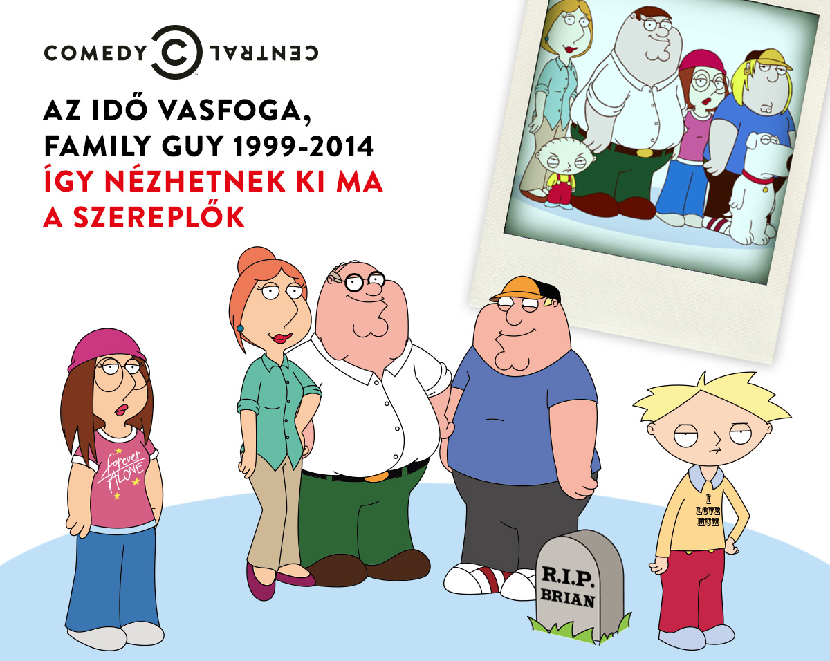 Így néznének ki a Family Guy szereplői, ha öregednének - fotó 