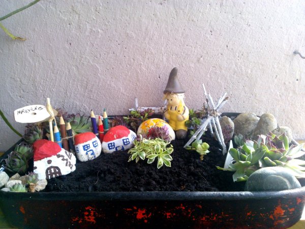 Így készült a tündérkert 200 forintból