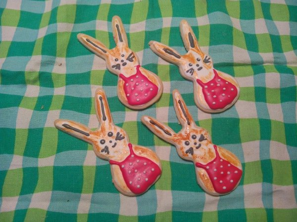 Festett kekszek húsvétra Festett kekszek húsvétra