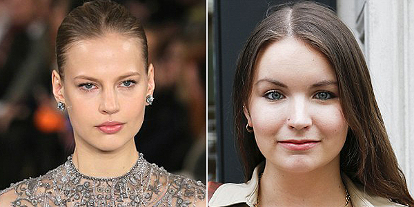 A smink egy kifotói modellen és a Daily Mail újságíróján