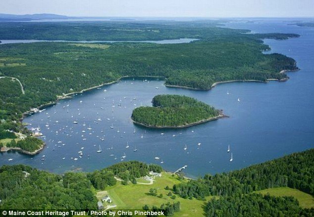 Fotó: eladó egy szív alakú sziget