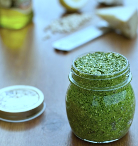 Citromfű-pesto