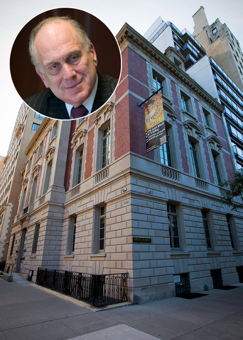 Neue Galerie New York épülete és Ronald Lauder