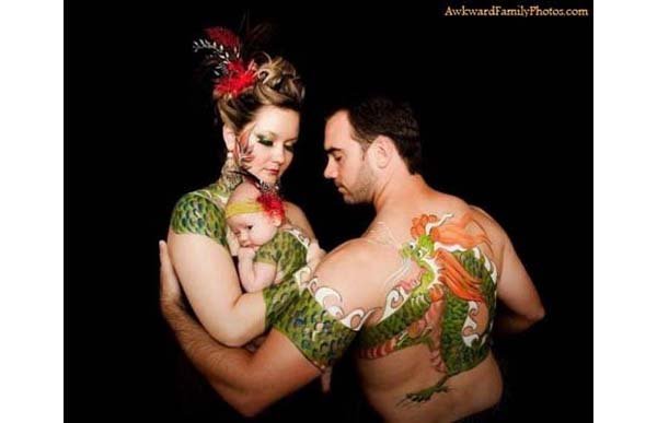 29 totál bizarr családi fotó, amitől zavarba jössz 