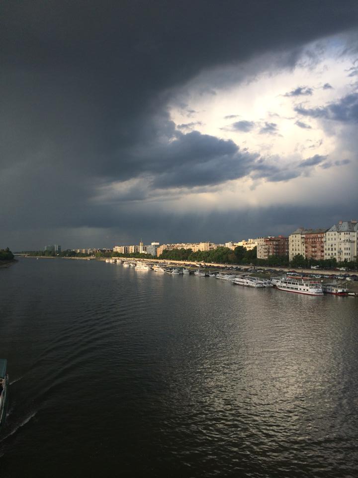 A szerdai vihar Budapesten (fotó: Tóth Péter)