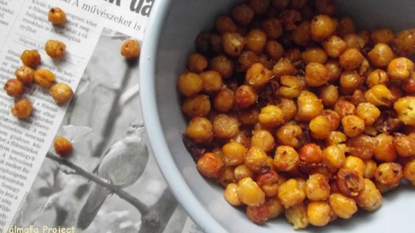 Fűszeres csicseriborsó - egészséges rágcsa