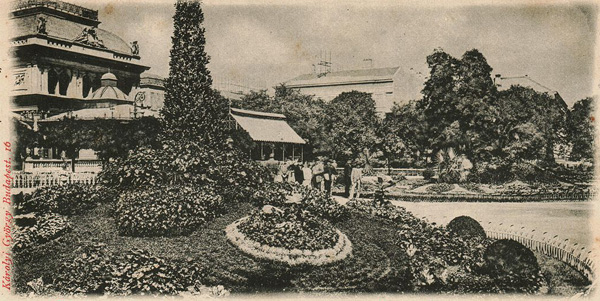 Az Erzsébet tér 1895-ben