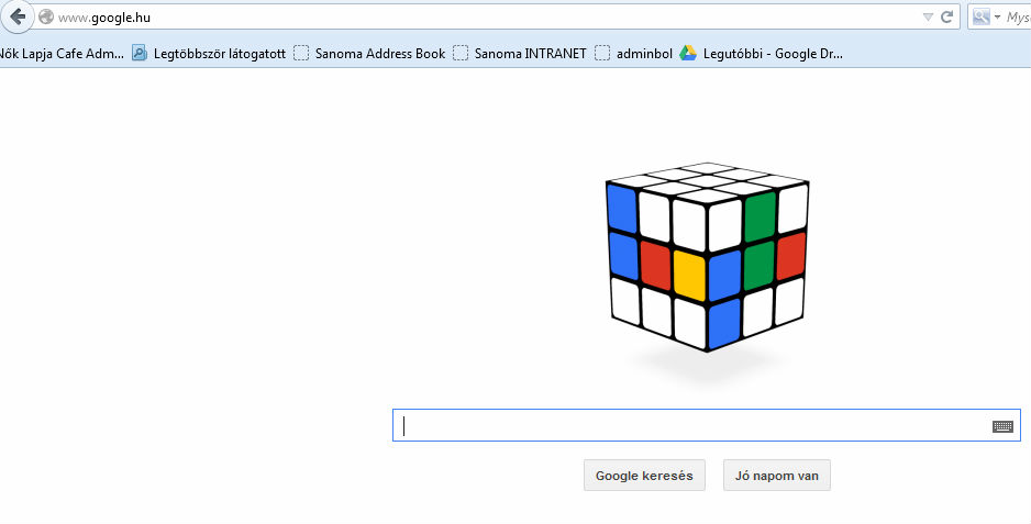 A Rubik-kockát ünnepli a Google