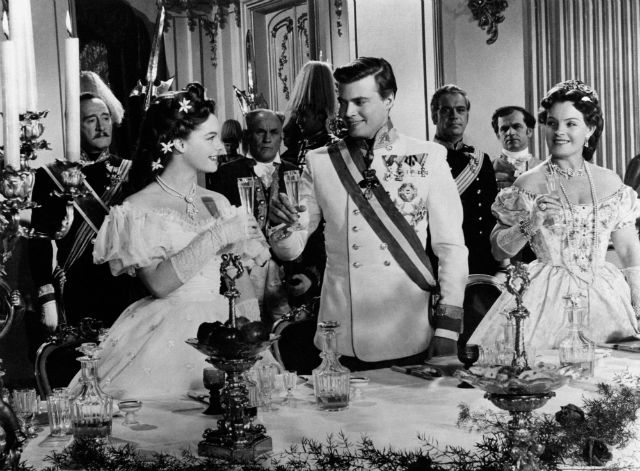 Romy Schneiderrel a Sissi című filmben