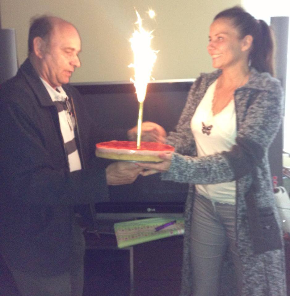 Bálint Antónia és édesapja (Fotó: Bálint Antónia Facebook) Bálint Antónia és édesapja (Fotó: Bálint Antónia Facebook)