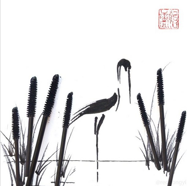 Ilyen, amikor nem sminkelésre használják a sminkcuccokat